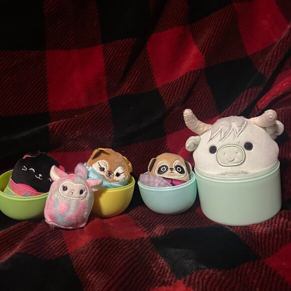 Squishmallows Other - Squishmallow and Squishville Bundle (Four Squishvilles, one 5 Inch)